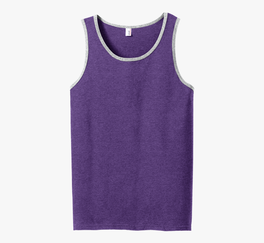 Heather Purple Heather Grey - Active Tank, Transparent Clipart