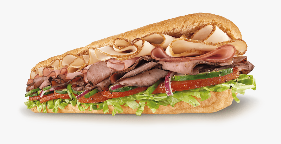 Clip Art Raw Meat Sandwich - Subway Sandwich Transparent Background, Transparent Clipart