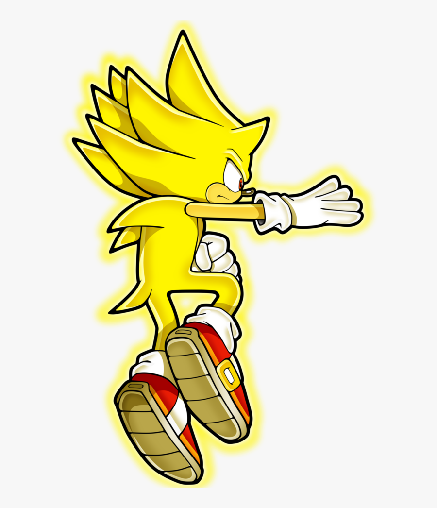 Super Sonic By Rakuporcupine - Cartoon, Transparent Clipart