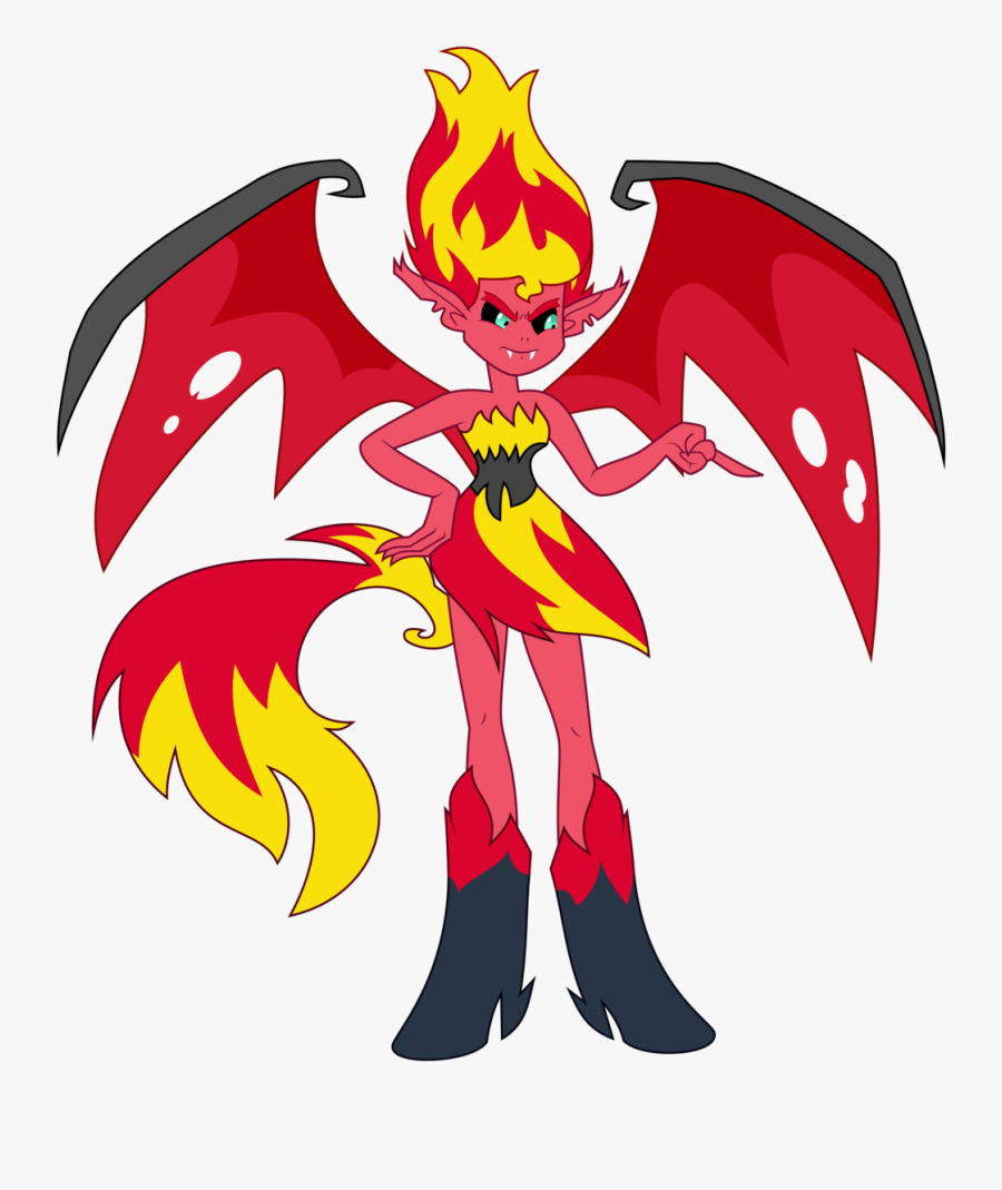 Sunset Shimmer Demon Vector By Ponyalfonso Sunset Shimmer - Equestria Girls...