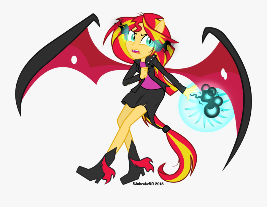 Wubcake On Twitter Just - Sunset Shimmer Wubcakeva, Transparent Clipart