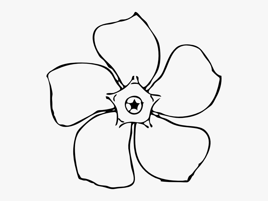 Johnny Automatic Periwinkle - Jasmine Clipart Black And White, Transparent Clipart