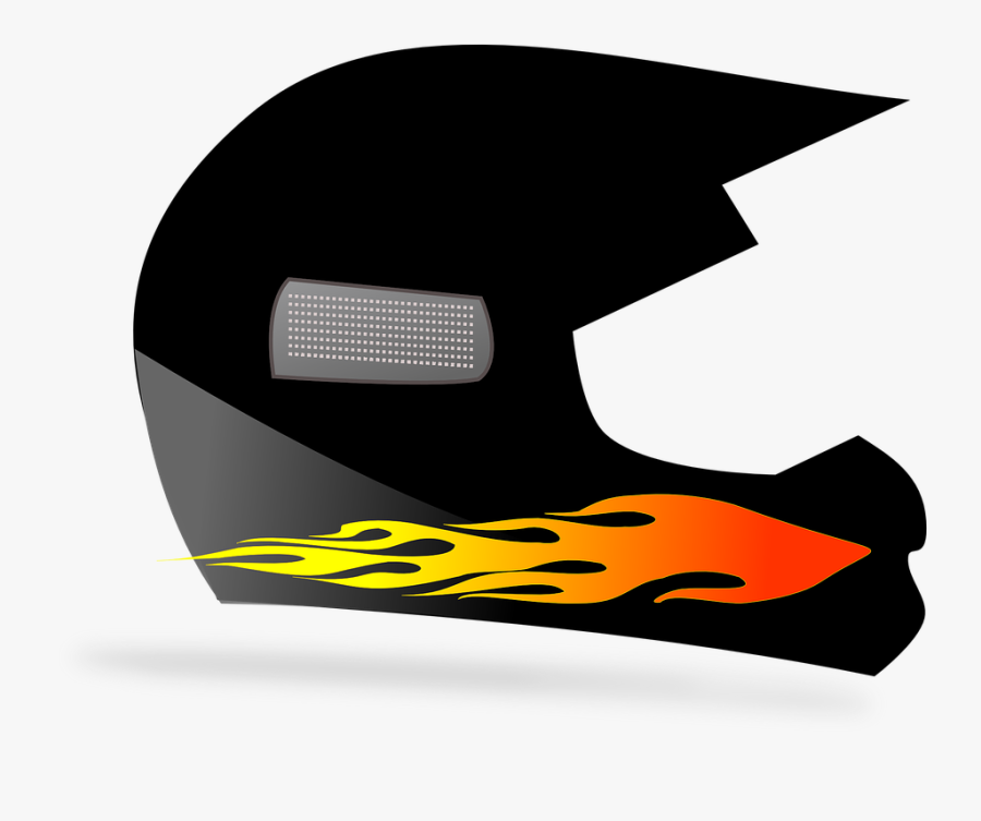 Helmet, Race, Racing, Rally, Safety, Sports - Bike Helmet Vector Png, Transparent Clipart