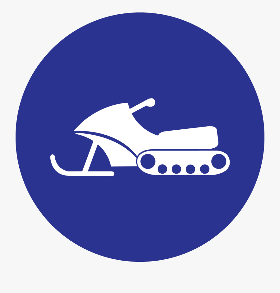 Vintage Snowmobile Display - Clip Art, Transparent Clipart