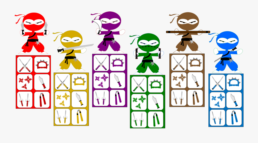 Ninja Scavenger Hunt, Transparent Clipart
