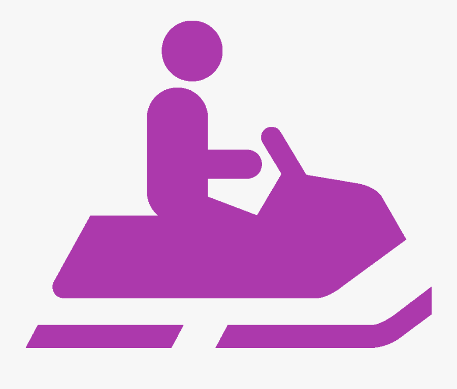 Snowmobile Icon, Transparent Clipart