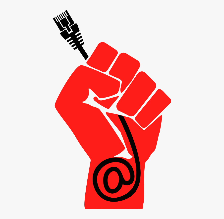 Net Neutrality - Hand Holding Microphone Silhouette, Transparent Clipart