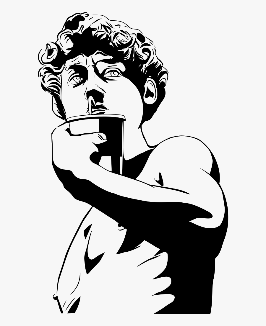 David Statue Clip Art, Transparent Clipart