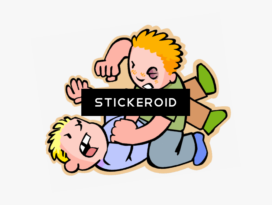 Kids Fighting Transparent Png , Png Download - Kids Fighting, Transparent Clipart