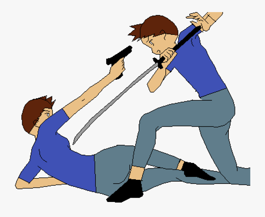 Cartoon Clipart , Png Download - Fighting Myself, Transparent Clipart