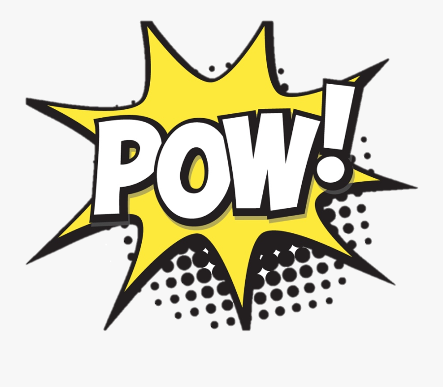 Pow - Batman - Bubble Pop Art Png, Transparent Clipart