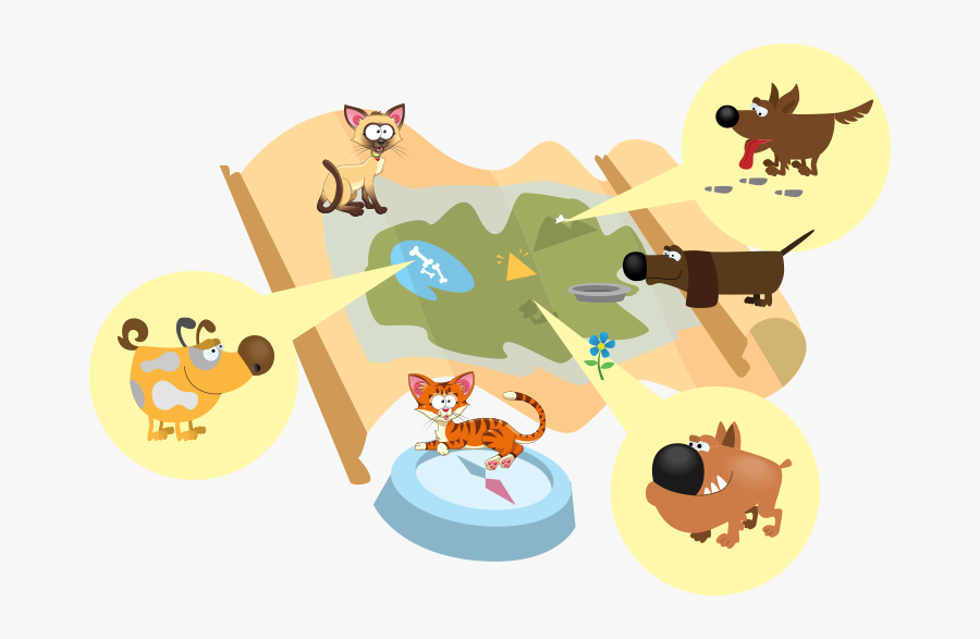 Scav Hunt Map - Cartoon, Transparent Clipart