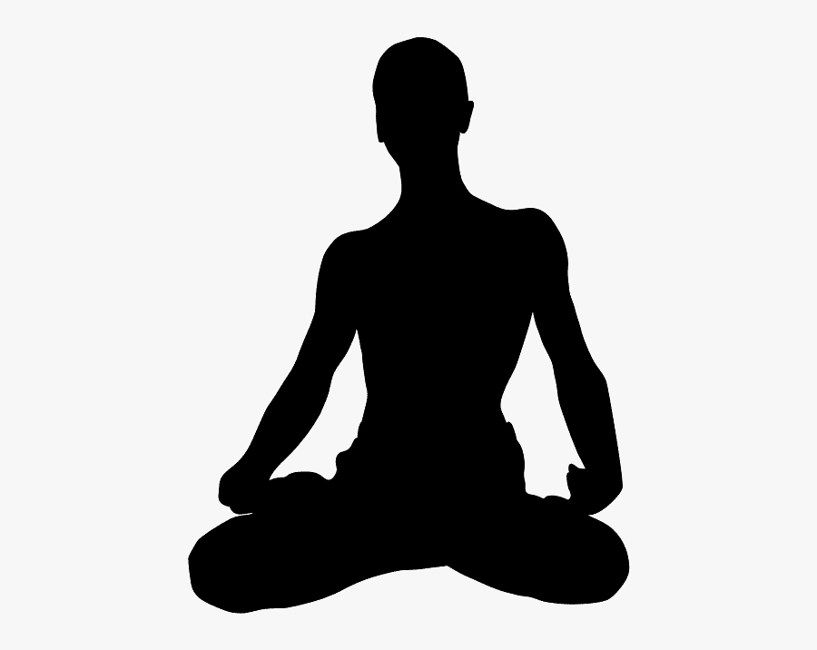 Meditacion Silueta, Transparent Clipart