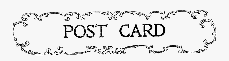 Digital Design November Vintage - Vintage Postcard Clip Art Free, Transparent Clipart