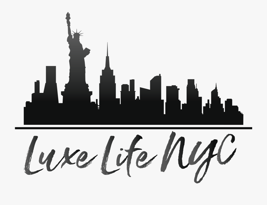 Luxe Life Nyc - New York Skyline Svg, Transparent Clipart