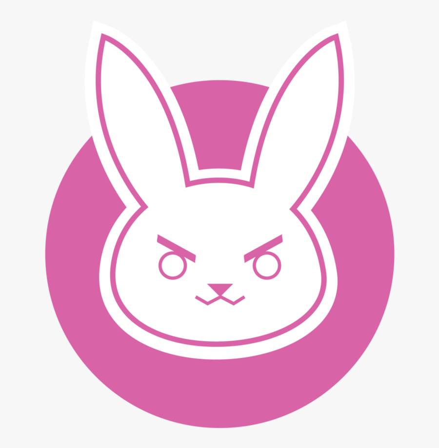 Boho Clipart Bunny - D Va Logo Png, Transparent Clipart