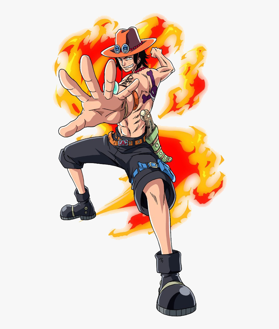 One Piece Clipart Ace - Ace One Piece Png, Transparent Clipart