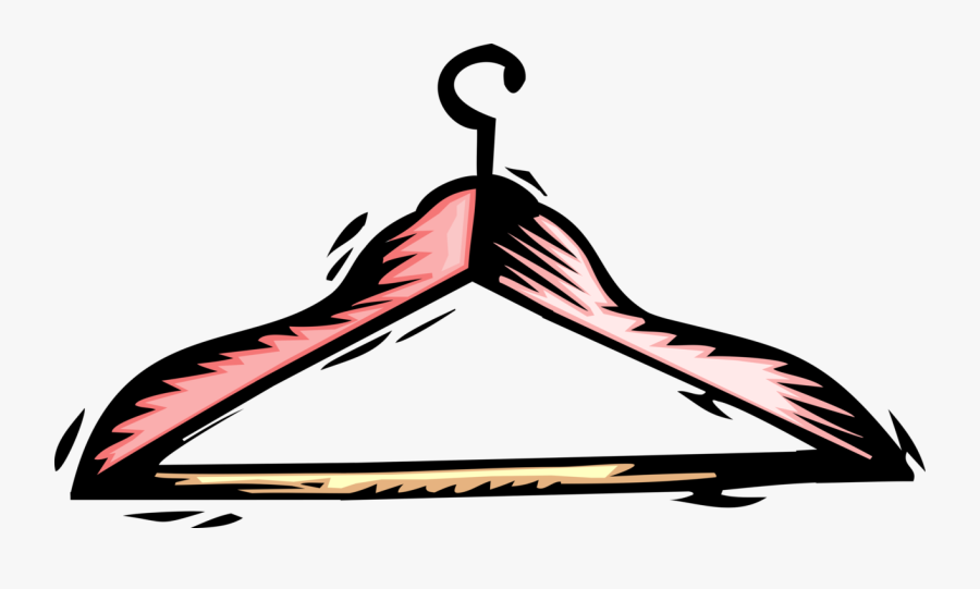 Clothes Image Illustration Of - Clipart Hanger, Transparent Clipart