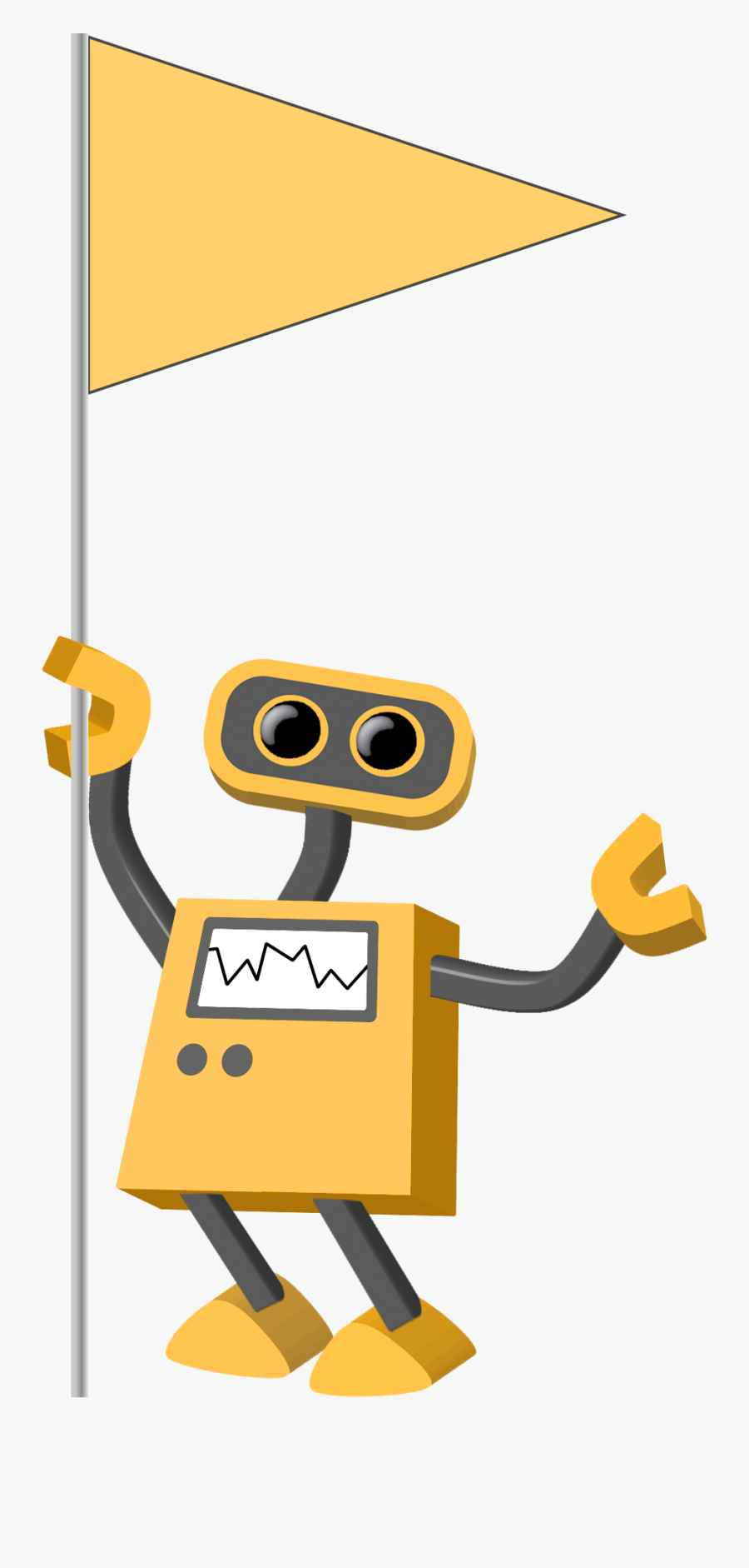 Pennant Holder Clipart , Png Download - Stop Sign Cartoon Transparent Background, Transparent Clipart