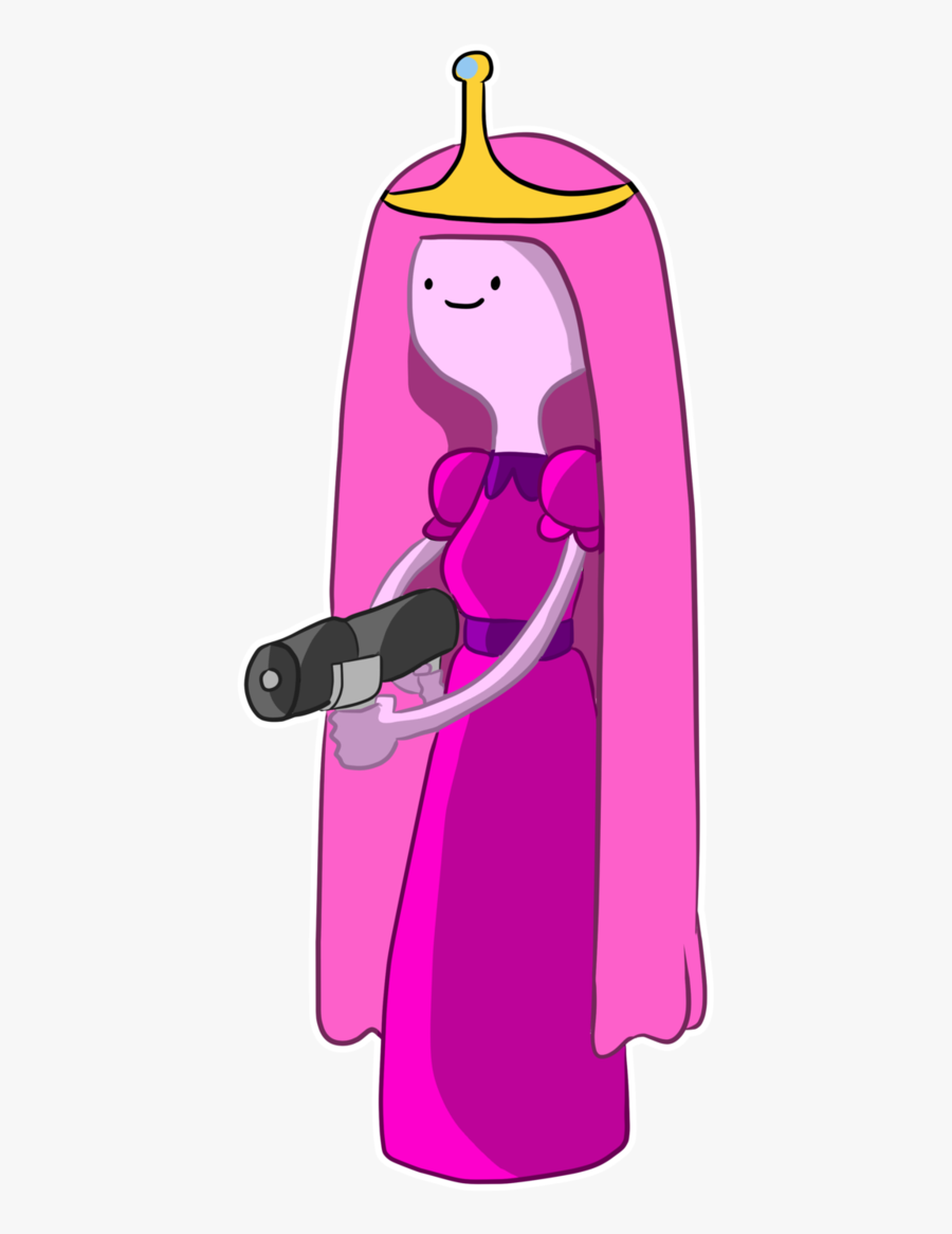 Bubble Princess Pencil And In Color - Adventure Time Princess Bubblegum Fighting, Transparent Clipart