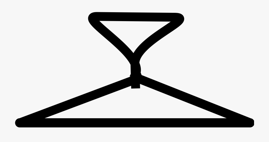Clothes Hanger Clip Art - ไม้ แขวน ผ้า Png, Transparent Clipart