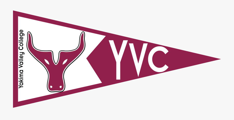 Yakima Valley Community College Pennant, Transparent Clipart