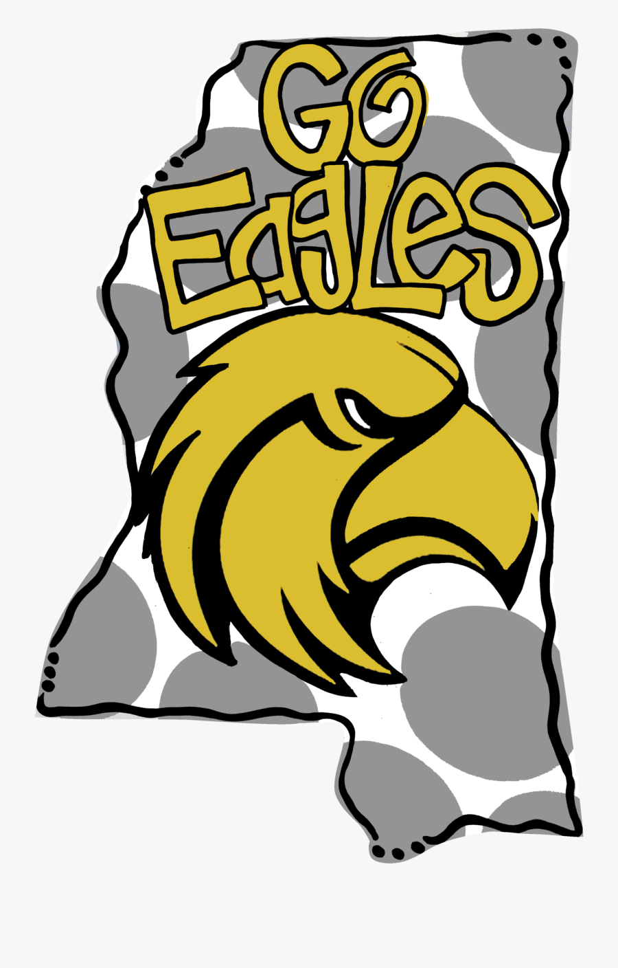 Mississippi Usm "go Eagles - Usm Door Hanger, Transparent Clipart