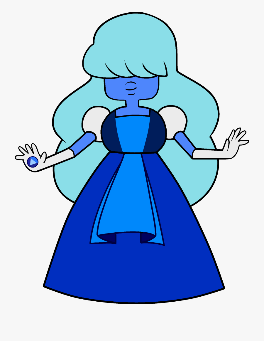 Sapphire - Steven Universe Wedding Sapphire, Transparent Clipart