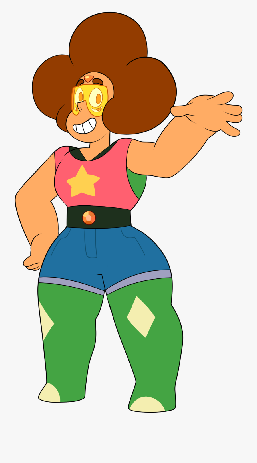 Gema Guerrero - Tangerine Quartz Steven Universe, Transparent Clipart