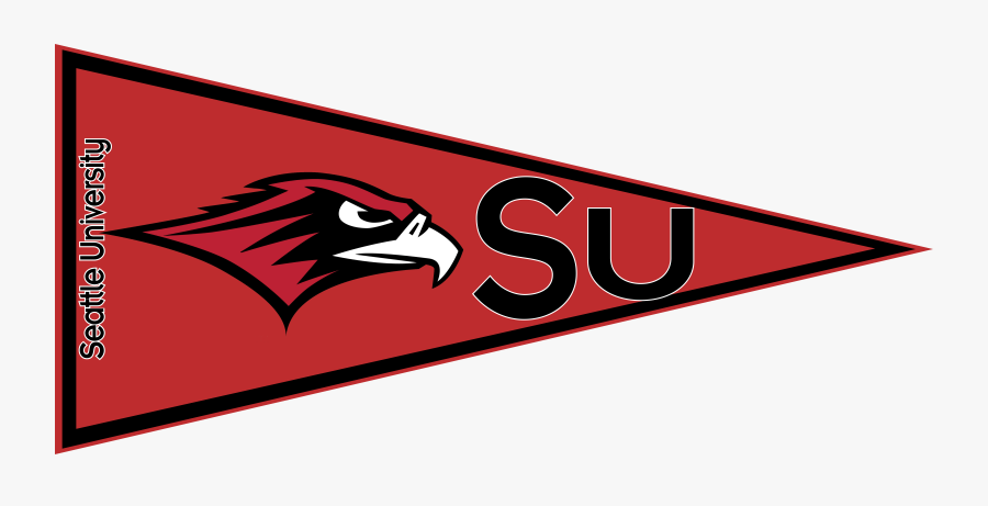 Seattle University Pennant - Seattle University Mascot Gif, Transparent Clipart