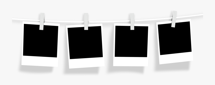 Clip Art Hanging Frame Png - Hanging Polaroid Frame Png, Transparent Clipart