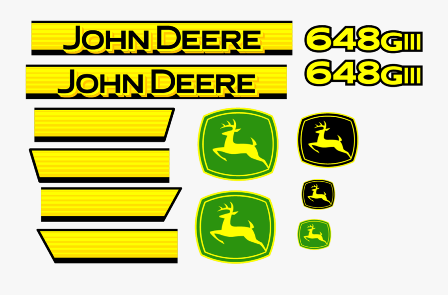 Deere 648g Iii Decal Set, Transparent Clipart