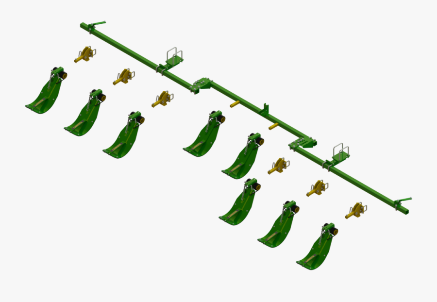 Lankota Stalk Stomper® Mounting Kit For John Deere® - Lankota Stalk Stompers On John Deere 616c, Transparent Clipart