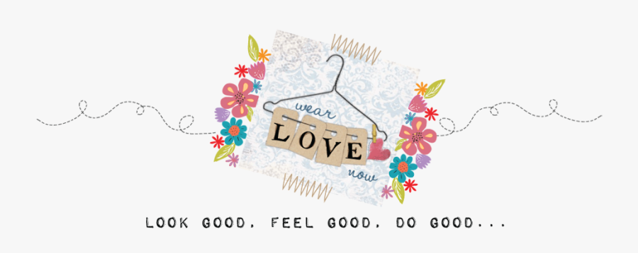 Clipart Banner Boho - Clothing Love, Transparent Clipart
