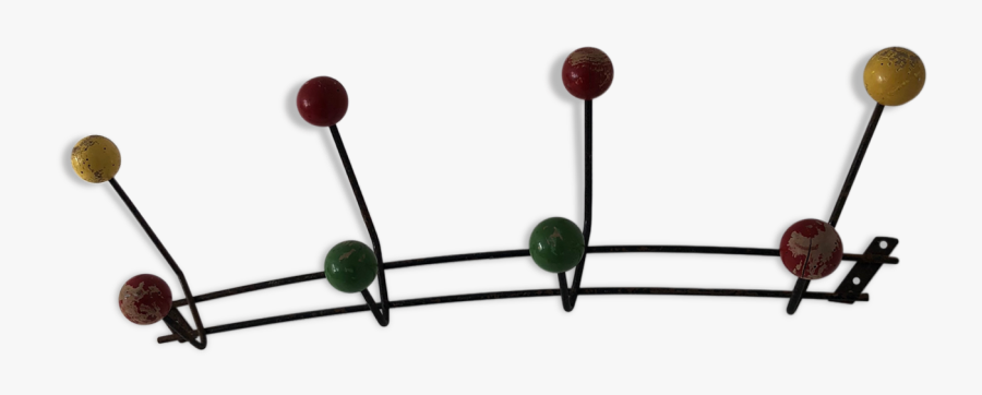 8 Hanger Hooks Balls Vintage Clipart , Png Download - Percussion, Transparent Clipart