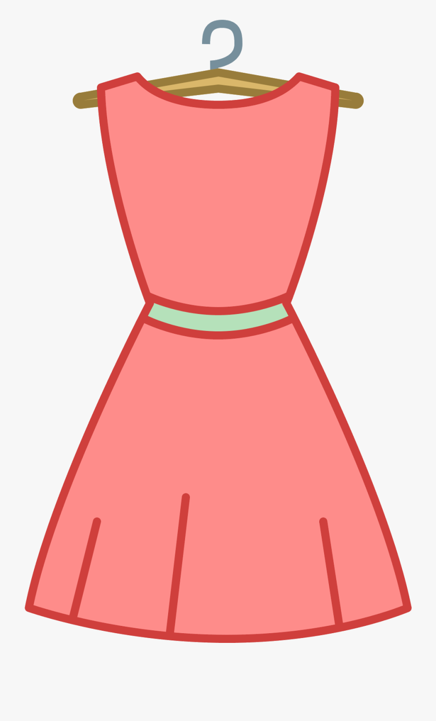Dress Illustration Png - Ico Free Download Dress, Transparent Clipart