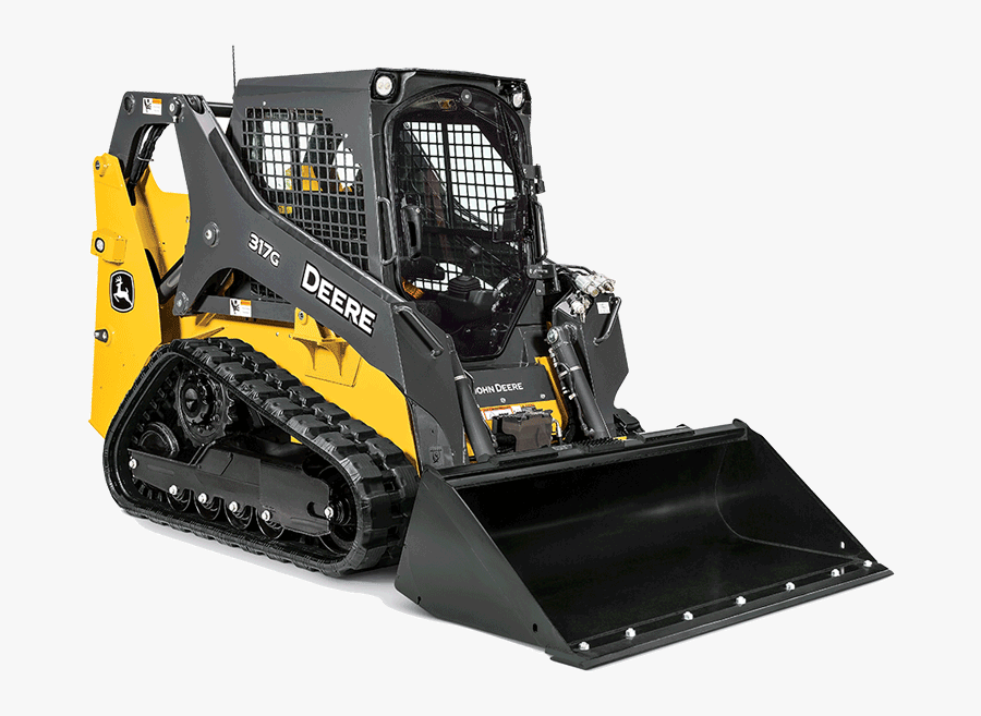 Transparent Wheel Loader Clipart - John Deere 317g, Transparent Clipart