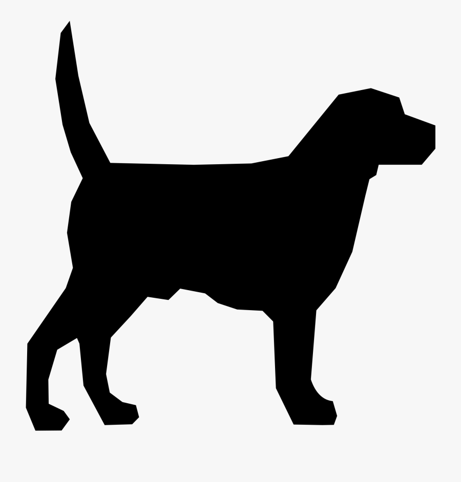 File - Dog Silhouette - Svg - Wikimedia Commons - Beagle - Silhouette Dog Transparent Background, Transparent Clipart