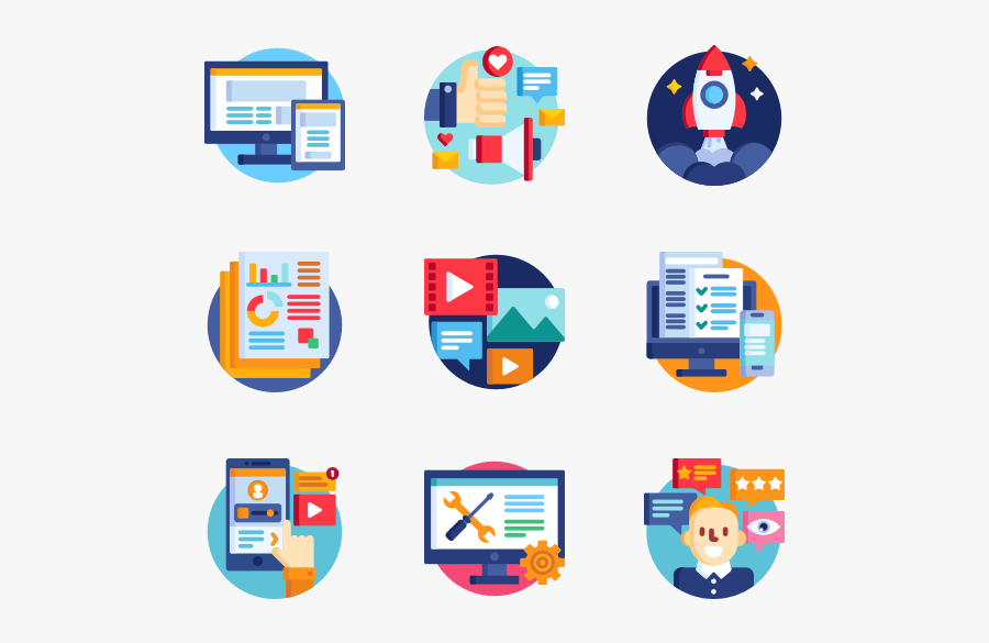 Growth Icon Png - Marketing Plan Icons, Transparent Clipart