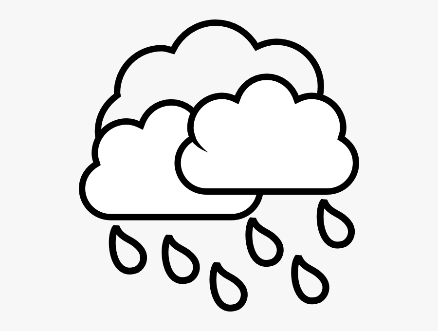 Cloud Coloring - Transparent Background Clouds Clipart, Transparent Clipart