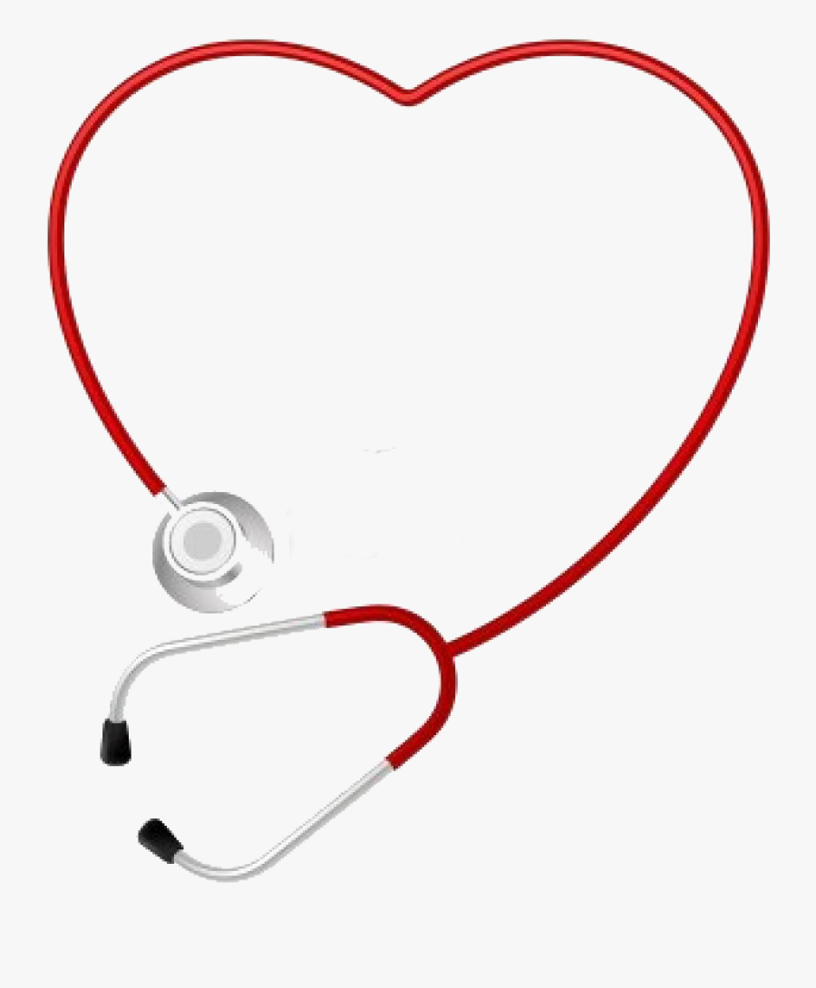 Stethoscope Heart Medicine Cardiology Pulse - Stethoscope Heart Transparent Background, Transparent Clipart