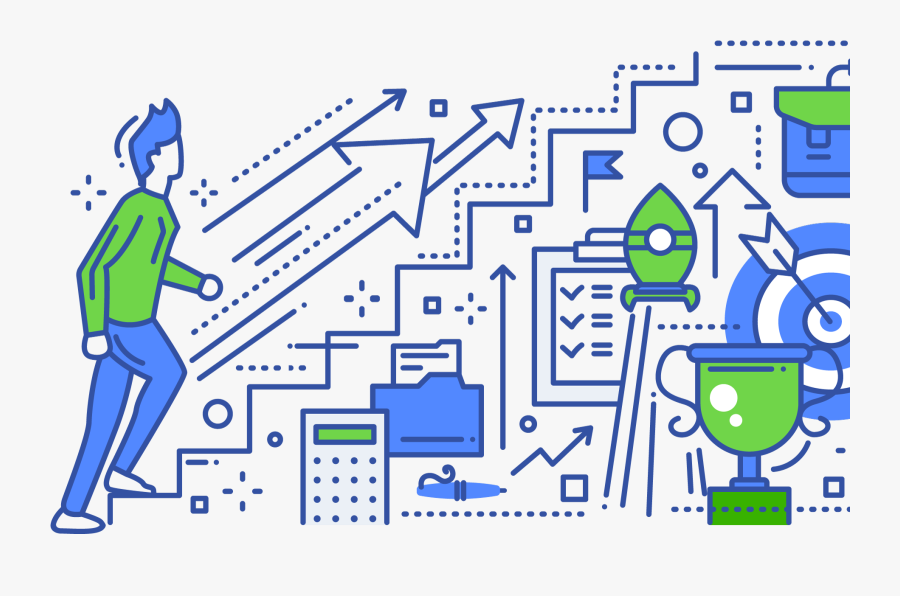 Transparent Personal Growth Clipart - Career Path, Transparent Clipart