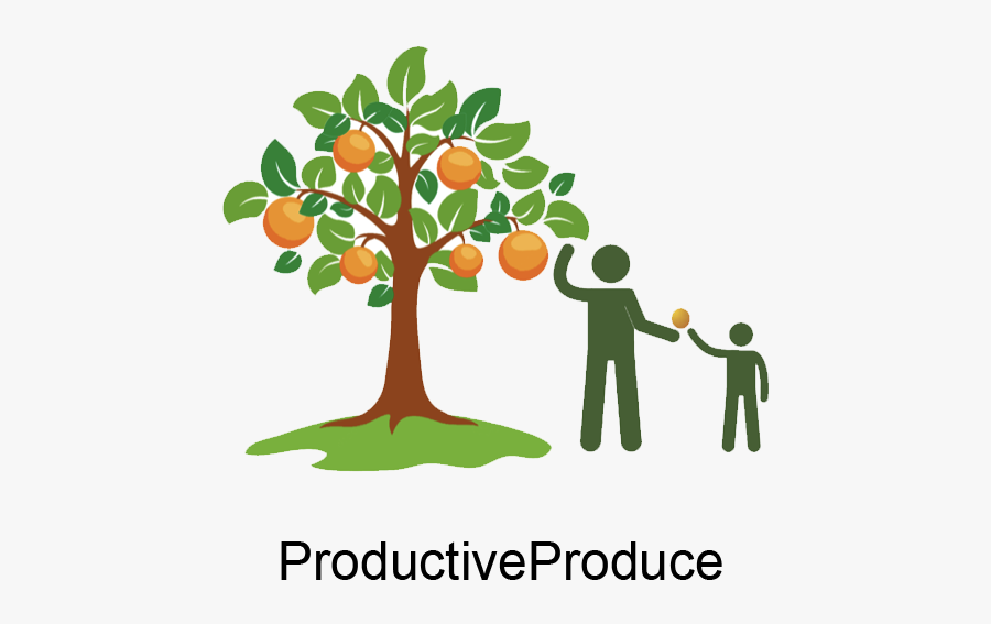 Clipart Free Download Trees Productive Produce - Apple Tree Vector Png, Transparent Clipart