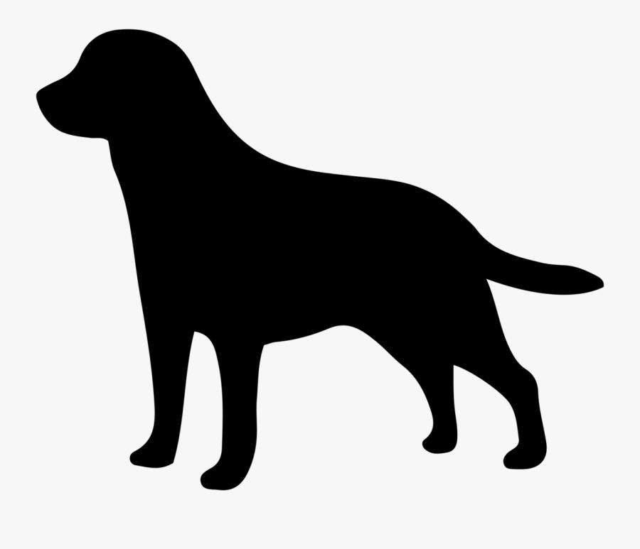Labrador Retriever Golden Retriever Beagle Clip Art - Black Lab Silhouette, Transparent Clipart