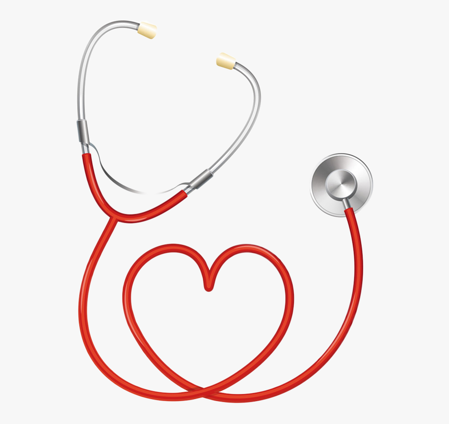 Stethoscope Heart Medicine Pulse - Stethoscope In Shape Of Heart, Transparent Clipart