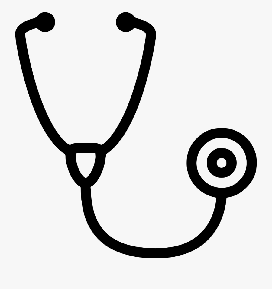 Stethoscope Clipart Svg File Free - Transparent Background Stethoscope Icon Png, Transparent Clipart