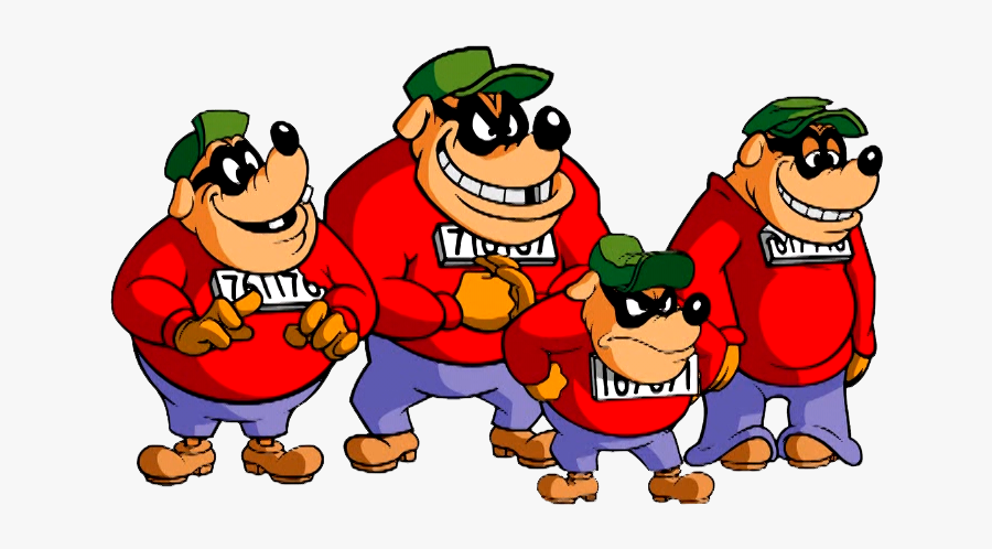 Duck Tales Clipart Banner Royalty Free Library - Ducktales Remastered Beagle Boys, Transparent Clipart