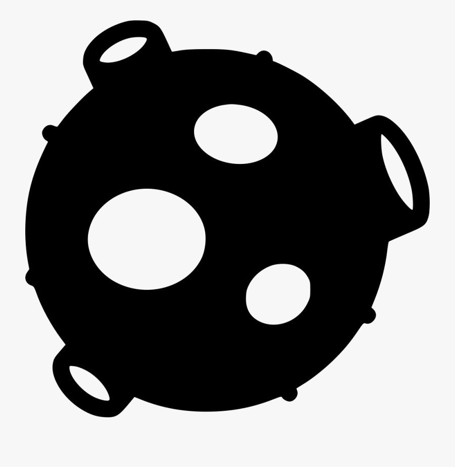 Asteroid Vector Png Clip Art Royalty Free - Asteroid Icon, Transparent Clipart