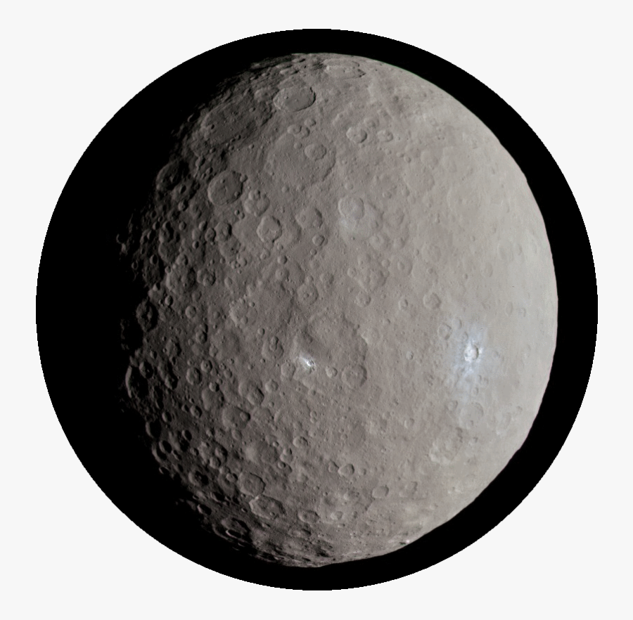 Transparent Asteroid Clipart - Ceres Dwarf Planet, Transparent Clipart