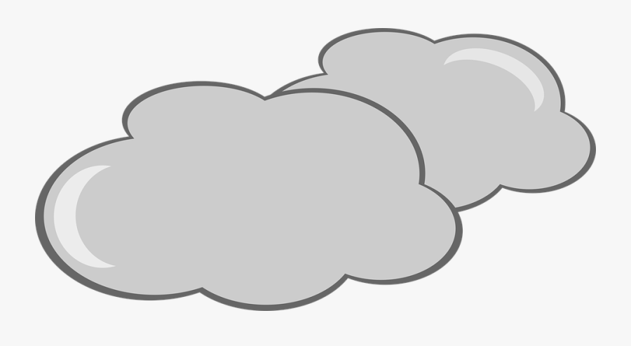 Cloudy Clipart Transparent - Bulutlu Hava Durumu Resmi, Transparent Clipart